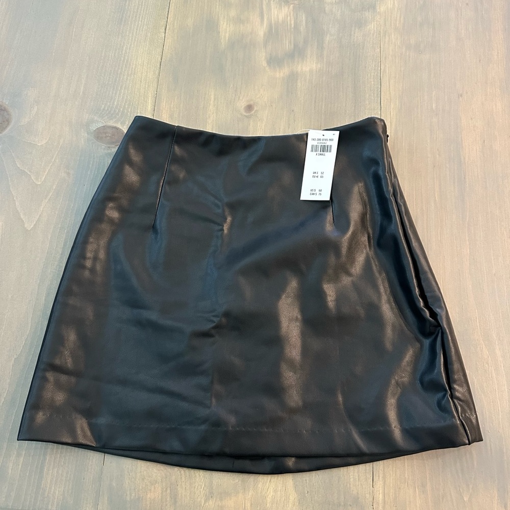 Abercrombie & Fitch Vegan Leather Skirt